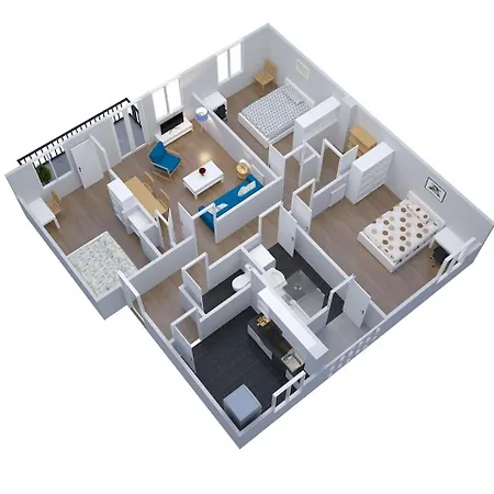 Lm86 , Centre , Balcon , Au Calme דירה לוריין